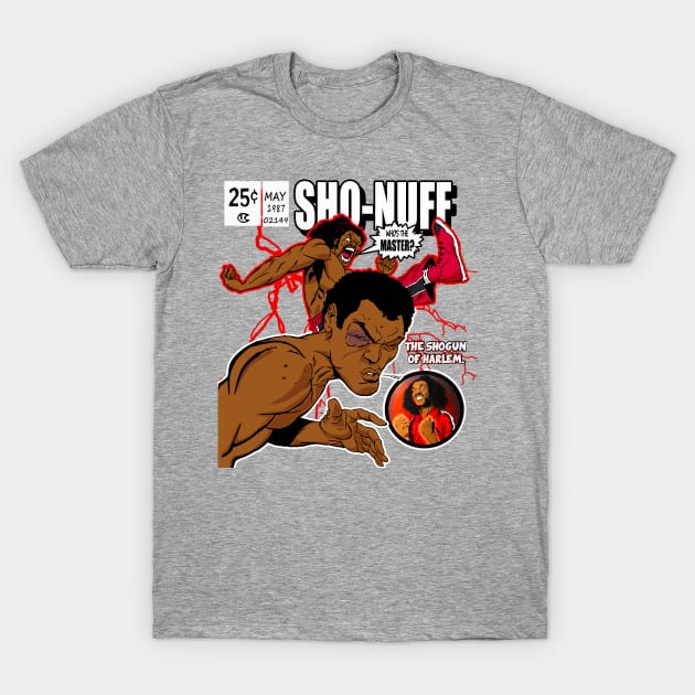 Sho Nuff Comic Books // Who's The Master T-Shirt by Niko Neon